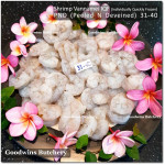 Shrimp prawn udang IQF VANNAMEI PND (Peeled & Deveined) 31-40 price/pack 1kg +/-64pcs